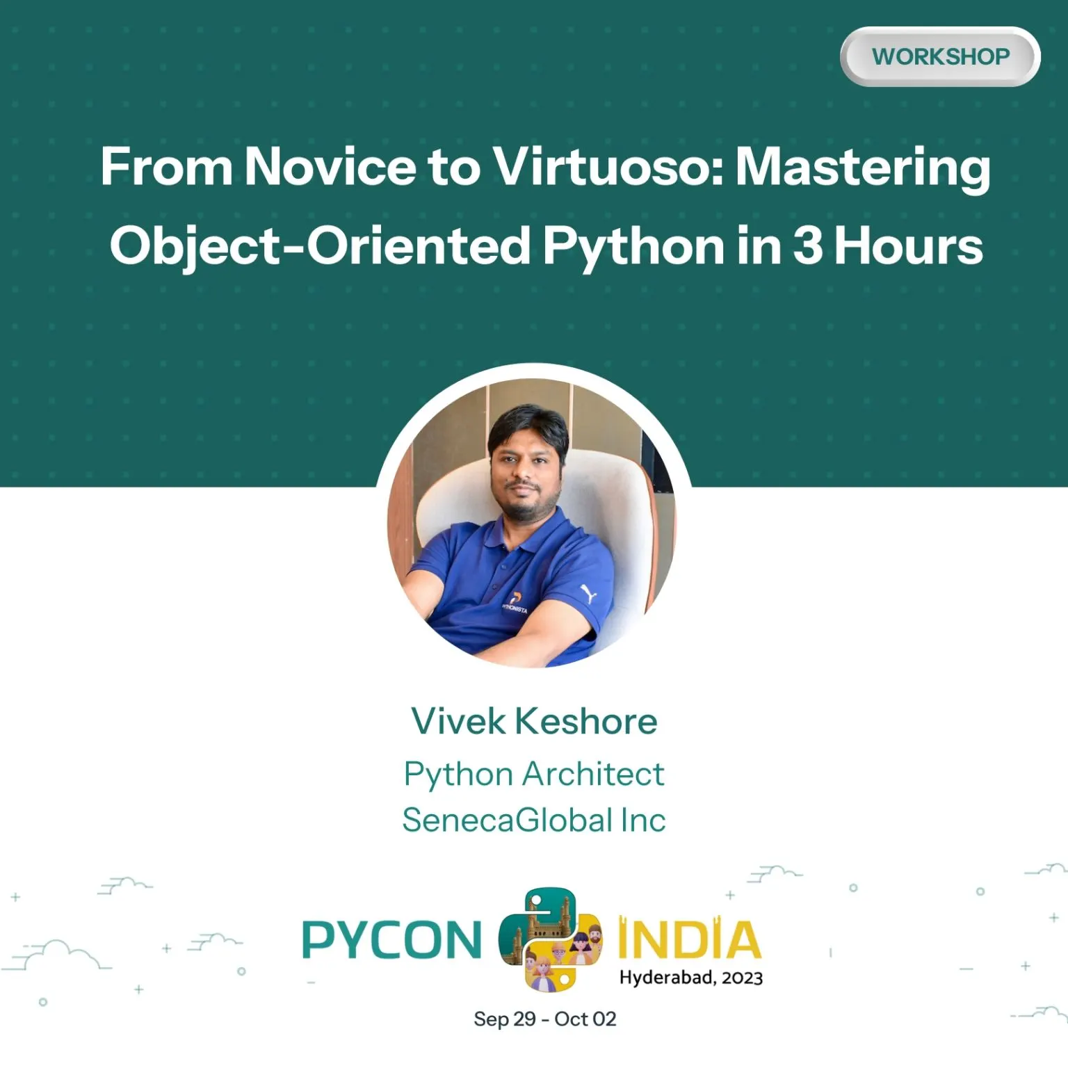 From Novice to Virtuoso — workshop - PyCon India 2023