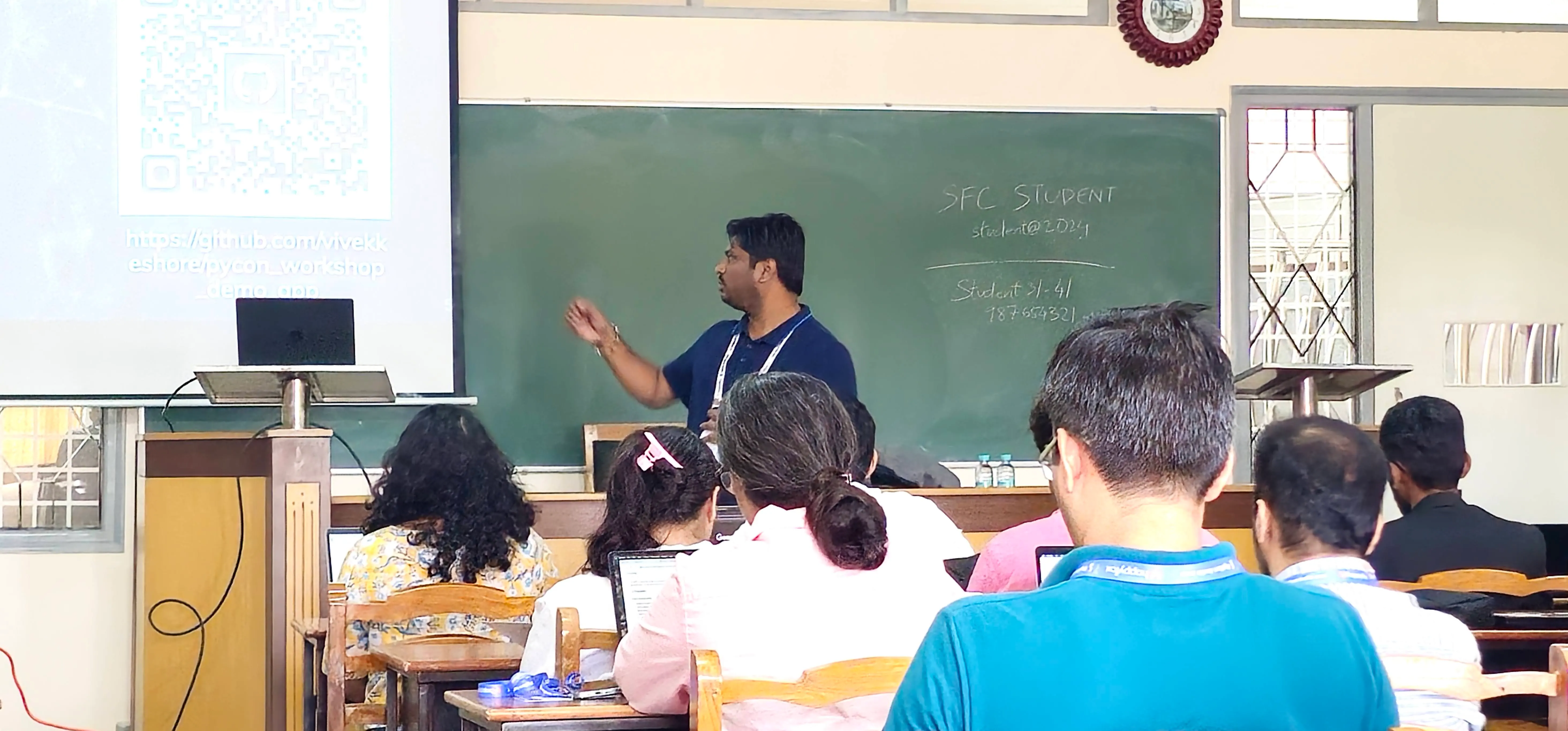 Workshop in full swing - PyCon India 2025